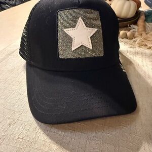Havana Vintage Black Mesh Trucker Hat